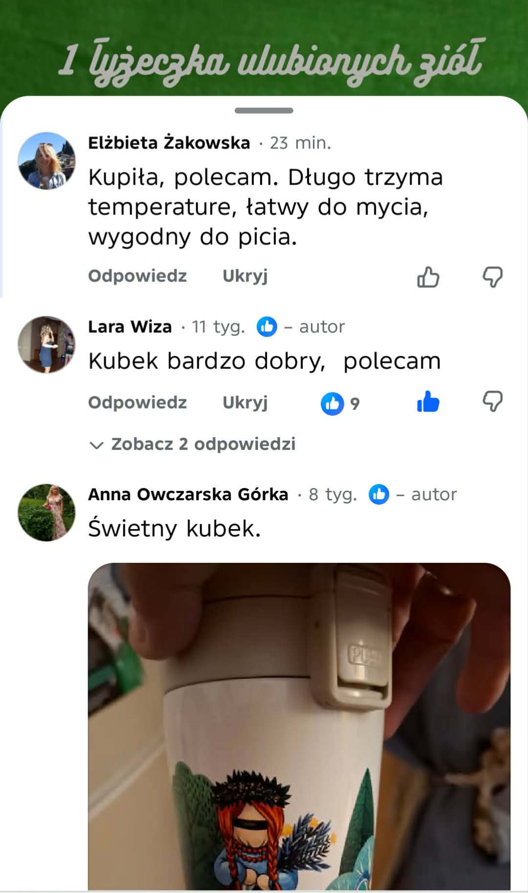 KUBEK DO ZAPARZANIA ZIÓŁ