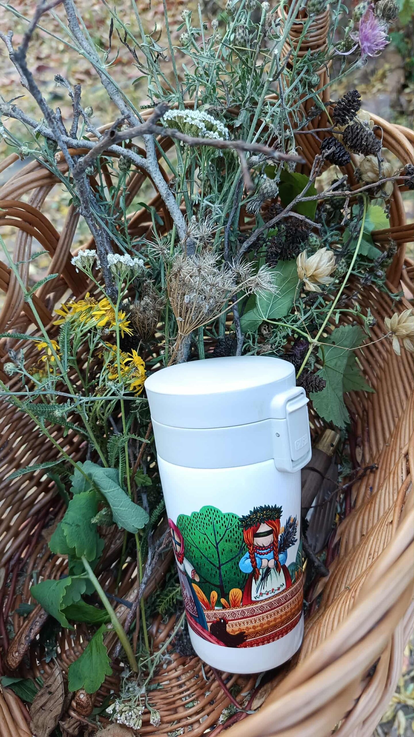 kubek termiczny słowiański motyw