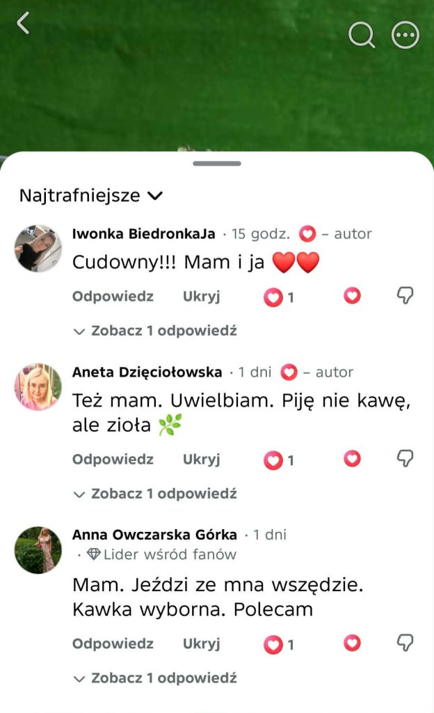 kubek z sitkiem