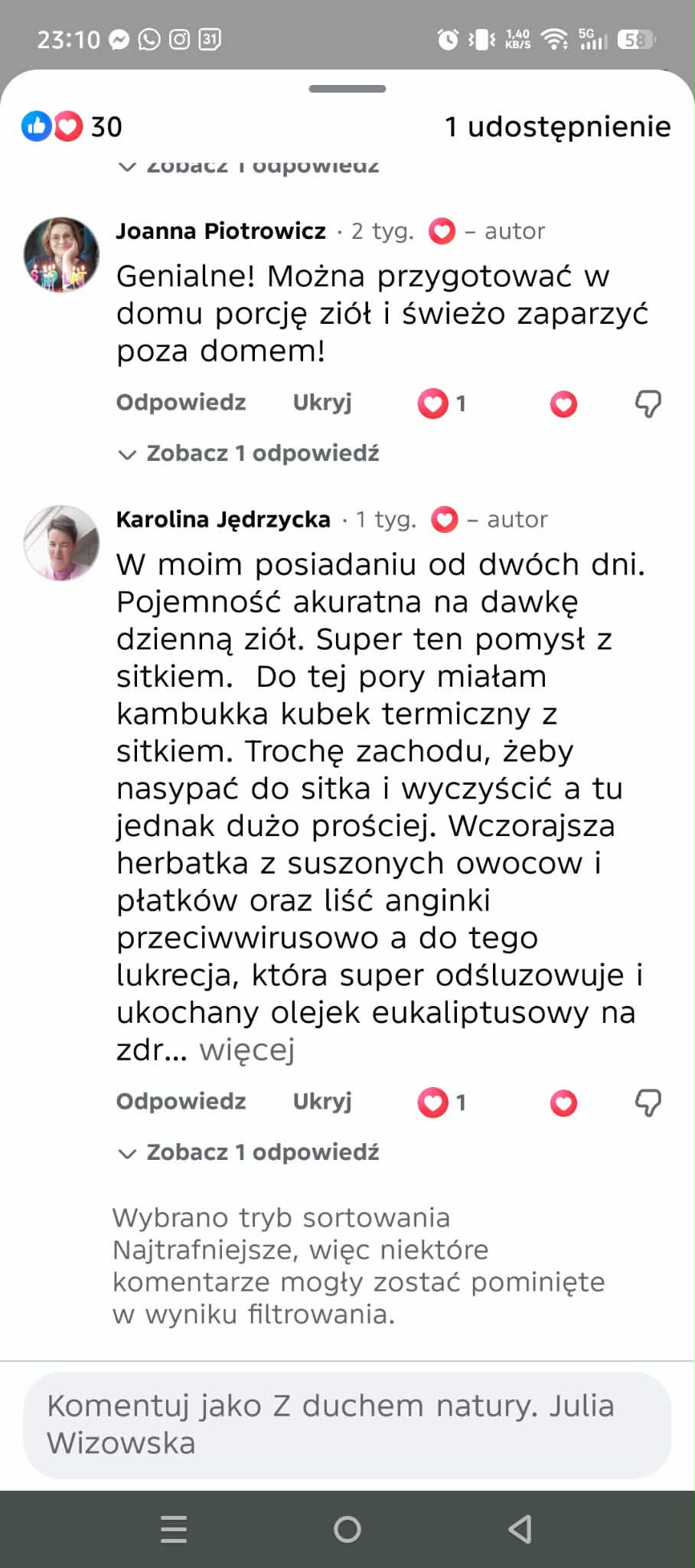 kubek z zaparzaczem
