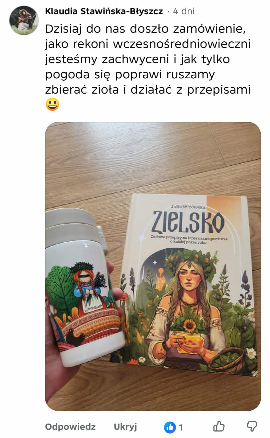 kubek termiczny do ziół