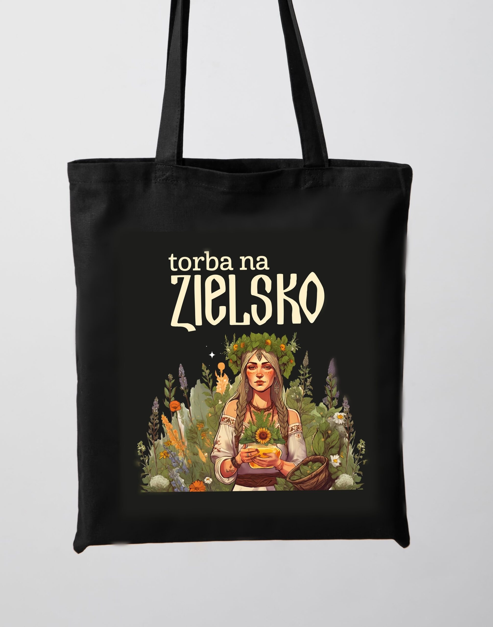 torba bawełniana czarna